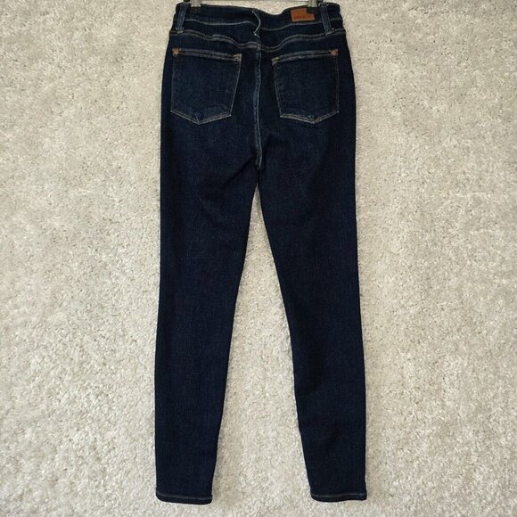 Judy Blue Jeans Womens 5/27 Dark Wash Skinny Stretch Blue Denim Classic Fit - Picture 4 of 12